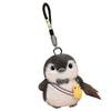 Irresistible Flower Dress Plush Panda Keychain Black White 12cm Perfect For Collectors