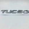 Tucson Logo Letter Sticker Emblem Badge For H/yundai T/ucson 2017 Trunk Tailgate Logo Decal