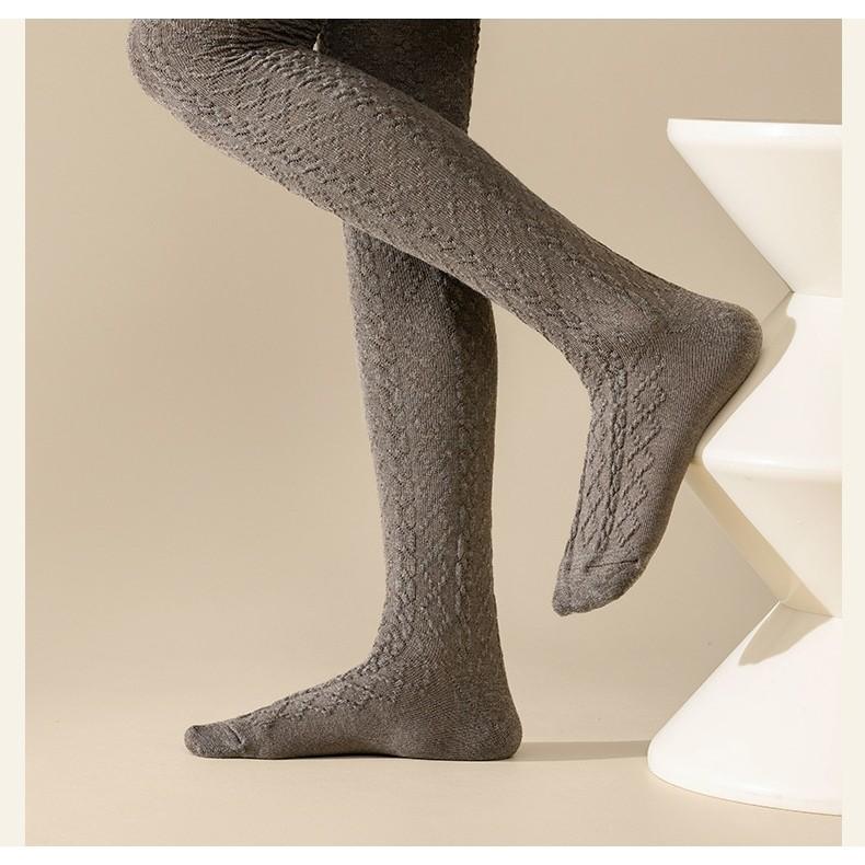 Шерстяные гольфы для осени и зимы, утолщенные, теплые, длинные, японские, скрученные из жареного теста, универсальные, без катышков, высокие, длинные чулки