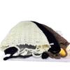 New ethnic style fashion versatile solid color women's autumn and winter face small bucket hat foreign air basin hat handmade knitted hat