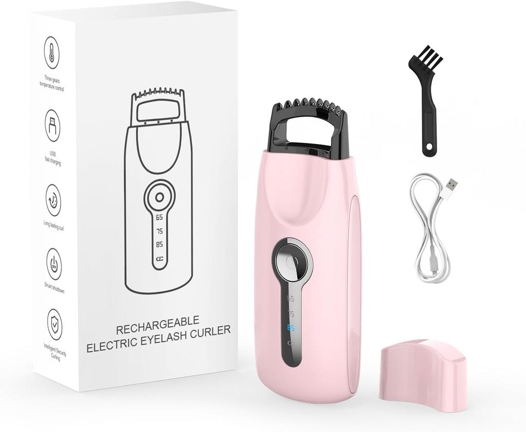 2024 Новый 5D Push нагреваемый щипцы для завивки ресниц с 3 температурами и 8-секундным быстрым нагревом микро/профессиональная/матовая текстура для четкой завивки каждый раз