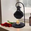 Ceramic Aroma Oil Diffuser Hanging Burner for Home Fragrance Decoration and Gifting, 4 X 8 Inch (Hanging - Black)