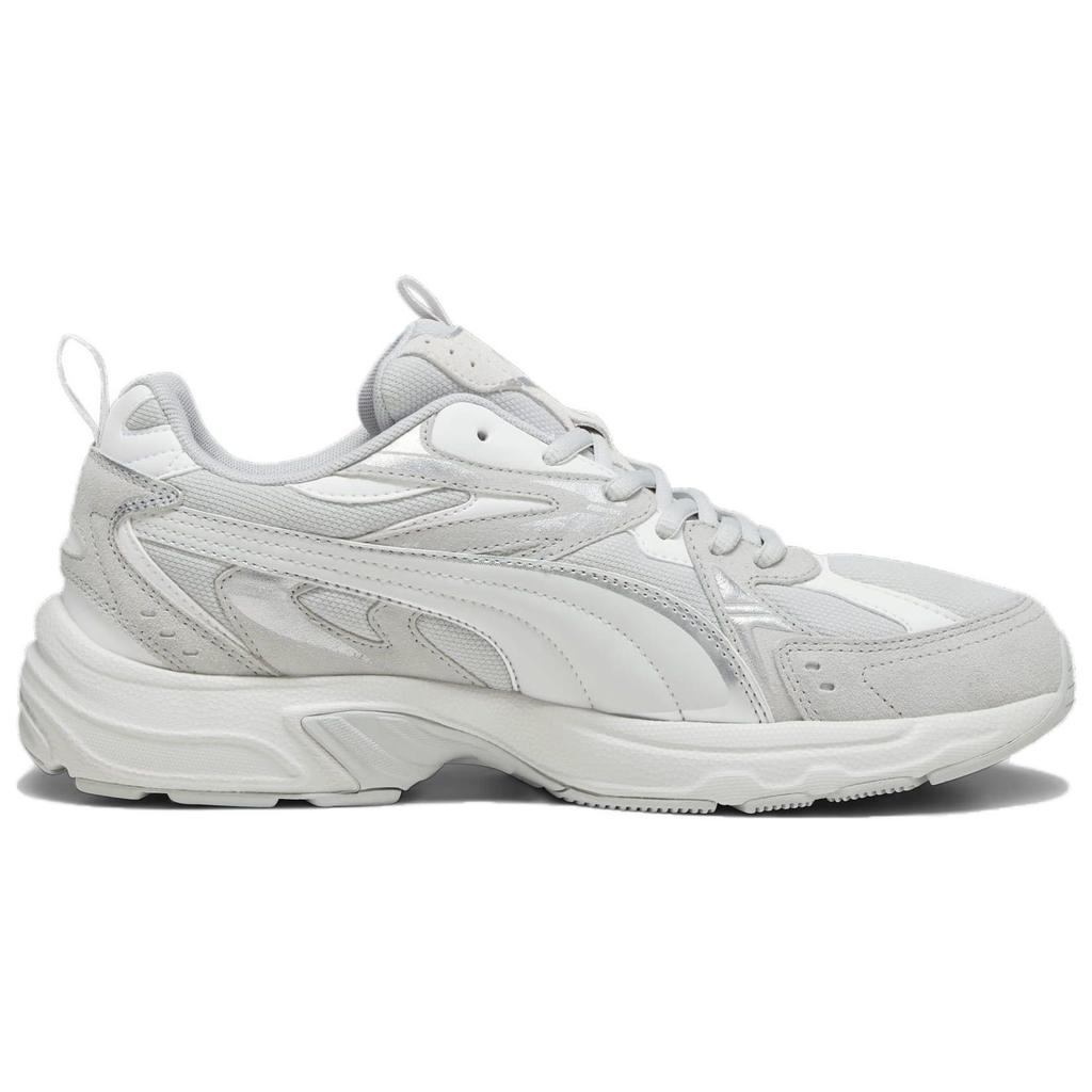 Puma Milenio Comfortable Stylish Shock Absorbing Lightweight Low Top Running Shoes Unisex Running Shoes White 393489-02