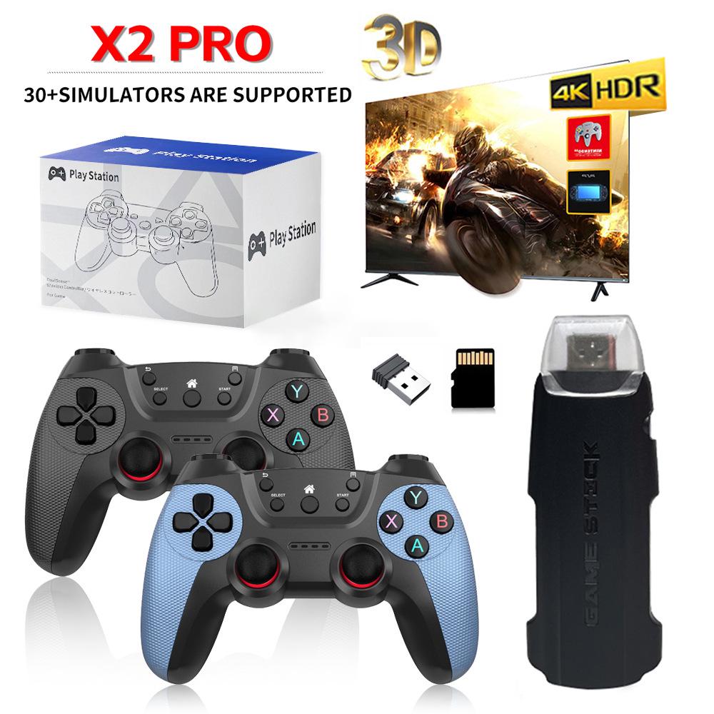 Тщательно отобранная беспроводная 4K HD игровая консоль X2 Pro - Аркадная для двух игроков GD10