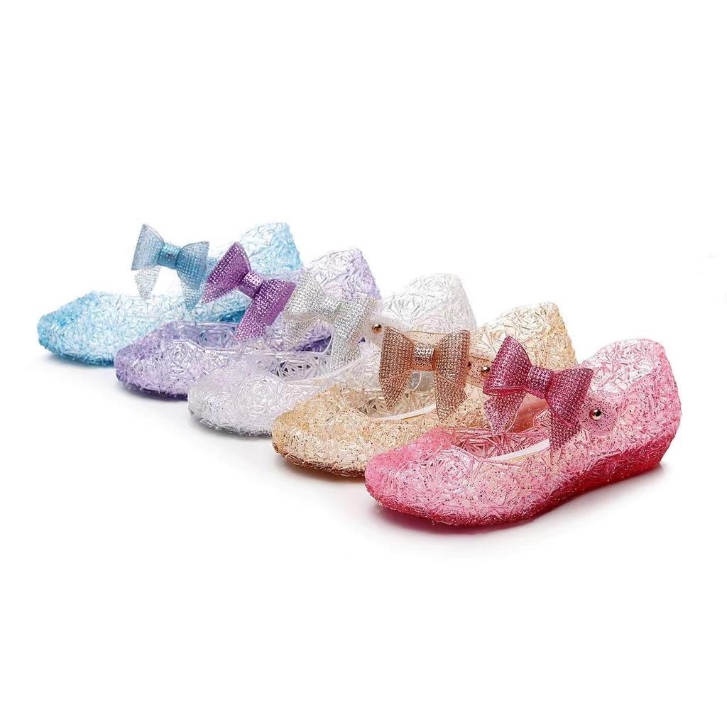 Children's Princess Sandals Soft Soled Jelly Sandals for Girls