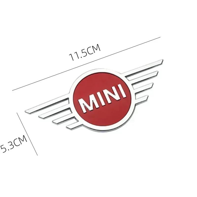 Metal Car Logo Front Rear Badge Emblem Sticker For Mini Cooper Countryman Clubman JCW F55 F56 R55 R56 R60 F60 Auto Accessories