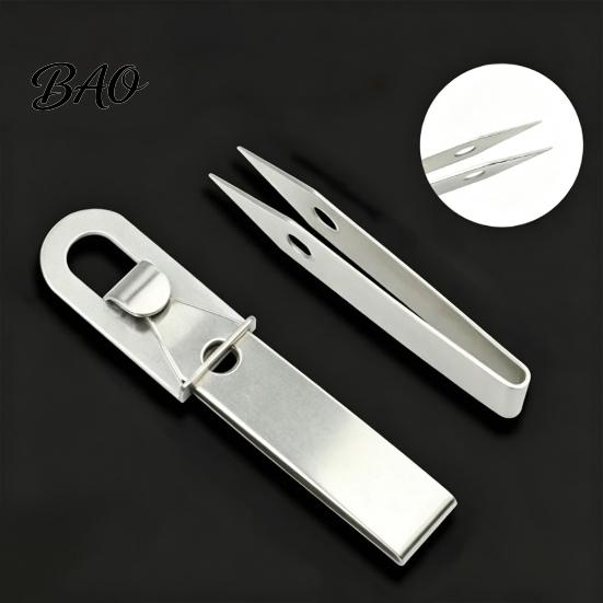 Pocket Size Tweezers 1/3Pcs Mini Precision Keychain Tweezers, Portable EDC with Keyring Clip, Jewelry Making Heavy Duty for Camping, Fishing, Jewelry,