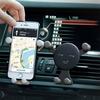 Вращающийся на 360° мультяшный смайлик гравитационный автомобильный держатель-подставка с креплением на вентиляционное отверстие для мобильного сотового телефона GPS