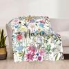 Floral Pattern Customize Your Name Blankets Comfortable Soft Lightweight Allseason Multipurpose Blanket For Picnics Sofas Offices Beds Living Rooms