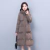 Женское зимнее длинное пальто большого размера с капюшоном, высокого качества, толстое, теплое, с подкладкой, куртки для женщин, зимние парки в корейском стиле, большие карманы
