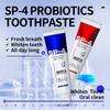 120g Probiotic Toothpaste SP-4 Whitening Tooth Remove Plaque Stains Teeth Whitener Oral Hygiene Clean Fresh Breath Dental
