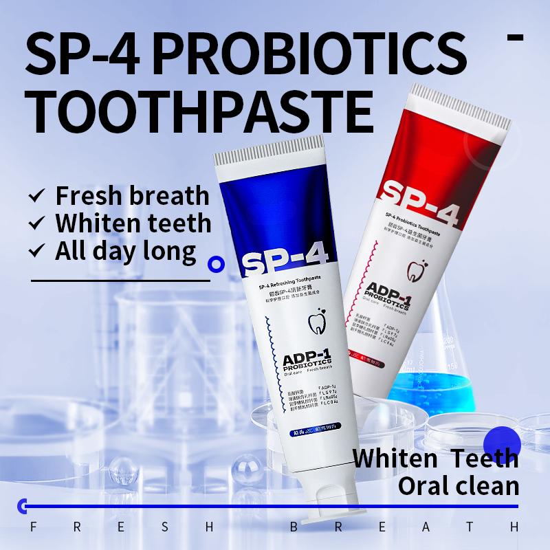 120g Probiotic Toothpaste SP-4 Whitening Tooth Remove Plaque Stains Teeth Whitener Oral Hygiene Clean Fresh Breath Dental