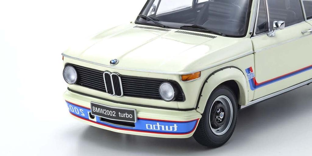 Kyosho Оригинальный BMW 2002 Turbo White Готовый продукт KS08544W 1/18