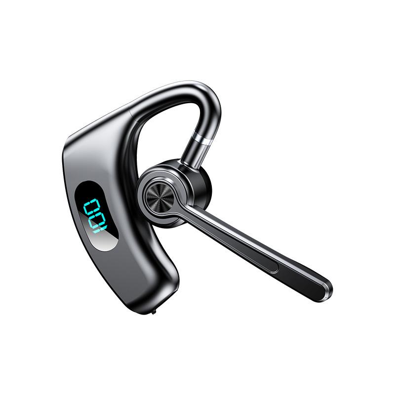 The New Wireless Bluetooth Headset Does Not Fit The Ear Hanging Sports Driving Dual-wheat Noise Reduction Ultra-long Endurance