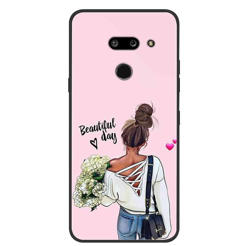 For LG G8 ThinQ Case Soft Silicon TPU Phone Case Cover for LG G8 ThinQ Back Cover G8thinQ G 8 Bumper Funda Shells Protective