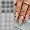6Pcs Mini Heart Nail Stickers Laser-Cut Love-Themed DIY Nail Patch Decoration, Romantic Nail Art|Romantic Nail Design Stickers