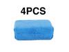 Sponge Microfiber Sponge Wash 12cm*8cm*3.5cm Applicator Blue