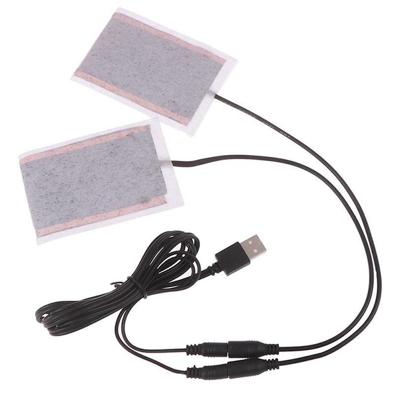 1 комплект портативный USB-нагреватель Diy, зимняя теплая пластина для обуви, перчаток