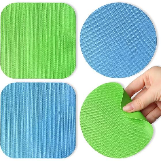 Aixoom Rubber Jar Opener Pads Set of 4, Round Heat-ulated Non-Slip Gripper Pads for Jars, Kitchen Tool for Easy Opening (Circle)