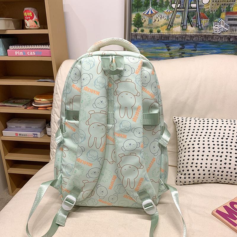 Школьная сумка женская мультяшный принт дорожный рюкзак большой емкости рюкзак для студентов