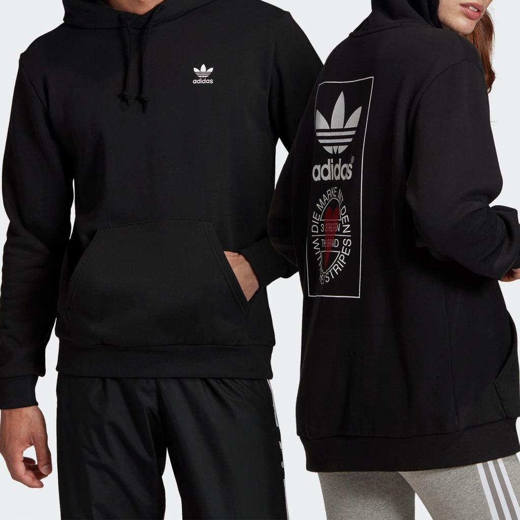 adidas Originals Толстовка унисекс ко Дню святого Валентина с логотипом-сердцем Черная GK7164