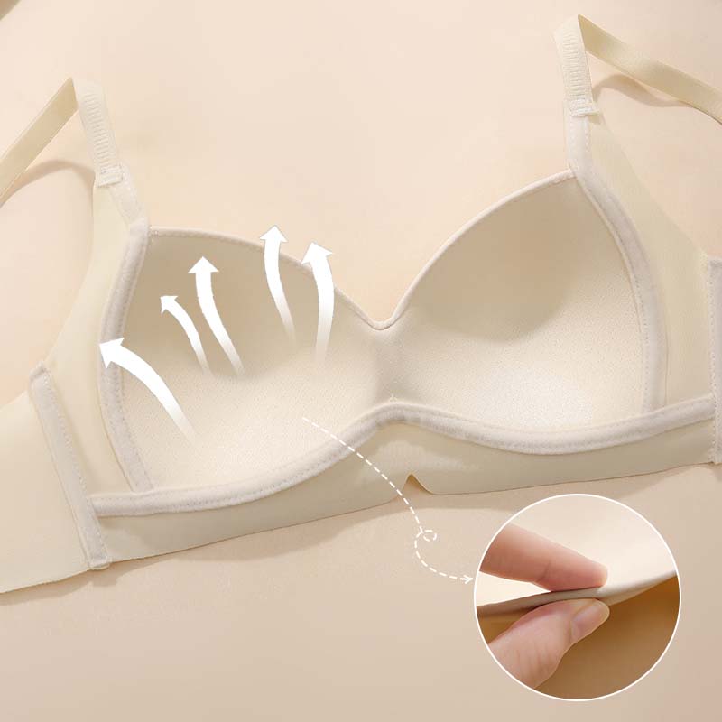 Women's Bra Seamless Wireless Bras Sexy Underwear Ladies Lingerie Everyday Bra Comfortable Solid Color Brassiere