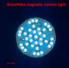 16-Modes Wireless LED Magnetic Control Lamp Magnet Induction Flow Lights + Battery DIY Toys Robot Architectural Model Sand Table