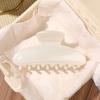 Hair Claw for Women, Semi-Transparent Pearlescent Tones Hair Clip, Large Size Back Head Hair Claw for Thick Long Hair