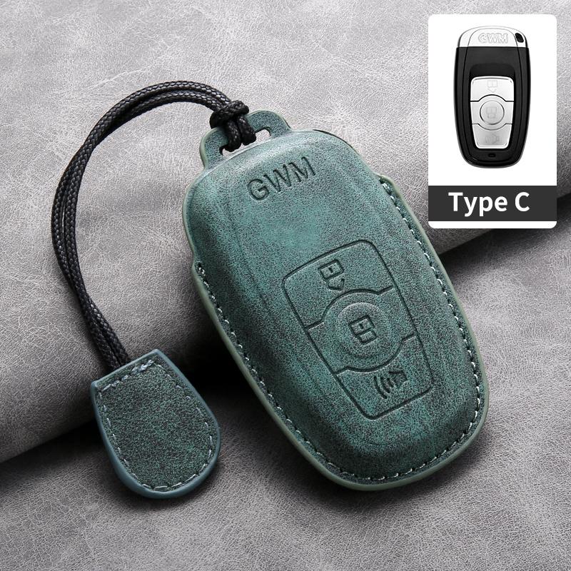 For Haval To Genesis Car Smart Key Case Cover Key Pack Remote Protection Sleeve Buckle Rope Special Accessories Multi Styles