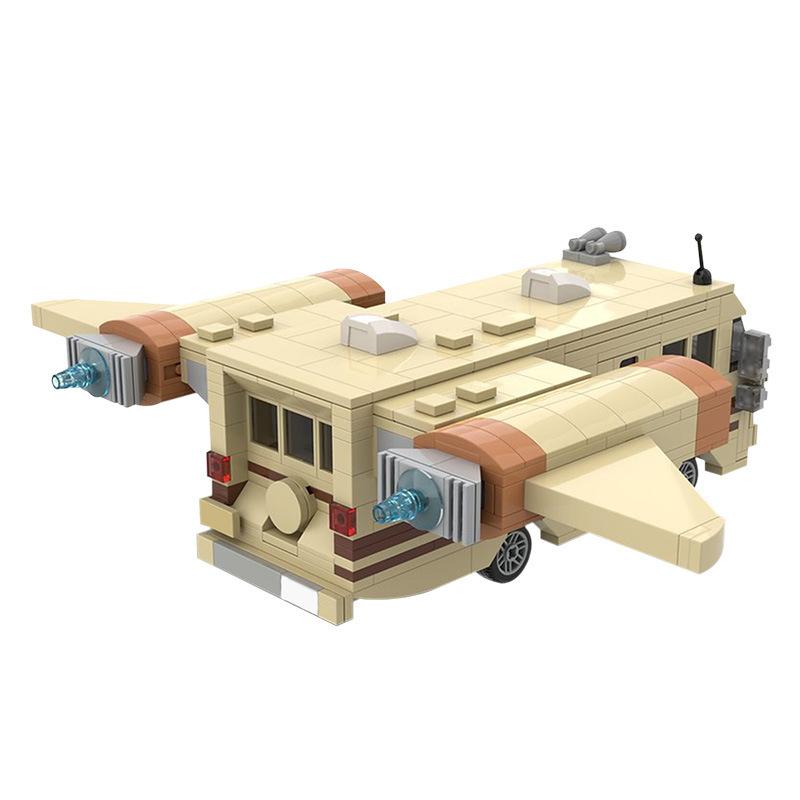 MOC Крылатый Автомобиль Строительный Блок Космическая Игра Орел-5 Боевая Ракета Летательный Аппарат Кубики Сборка Модульная Технология DIY Игрушки Подарки