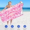 Bright Colors Mermaid Pattern Strong Water Absorption Beach Towel Swimming Sport Oversized Bath Blanket Beach Accessories