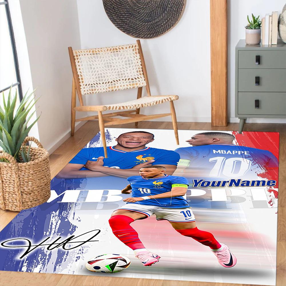 Mbappe 23 Customize Text Carpet Design for Foyer Hallway Bedrooms Decorate room Antislip Carpet Decorate Offices Best for Christmas