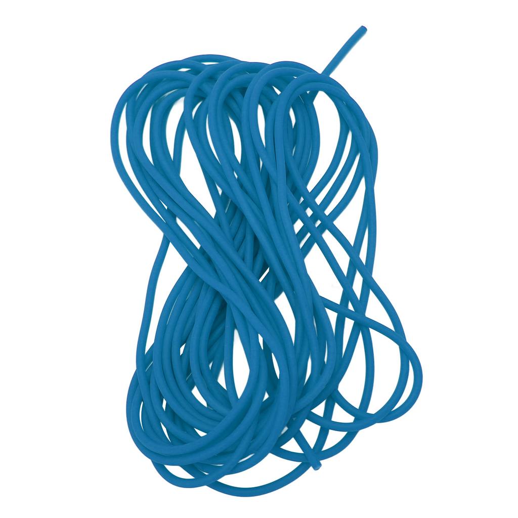 Elastic Rope Stretch Cord 2.1mm 5m Solid Latex High Strength Elastic String for Tennis Training Outdoor Sports Black