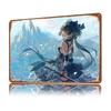 Rover (Female) Wuthering Waves D Printed Texture Poster Personalized Wall Art Retro Metal Tin Signs for Living Room Decoration