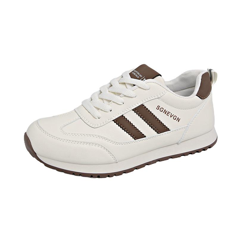 2025 Spring Little White Shoes New Korean Version Ins Female Students Height Increase Platform Sports Board Shoes Casual Shoes Female LF903