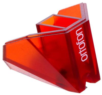 Игла Ortofon Stylus 2M Red Сменная игла для Ortofon 2M Совместима с 2M Blue и Ortofon 2M Red Игла Красная,