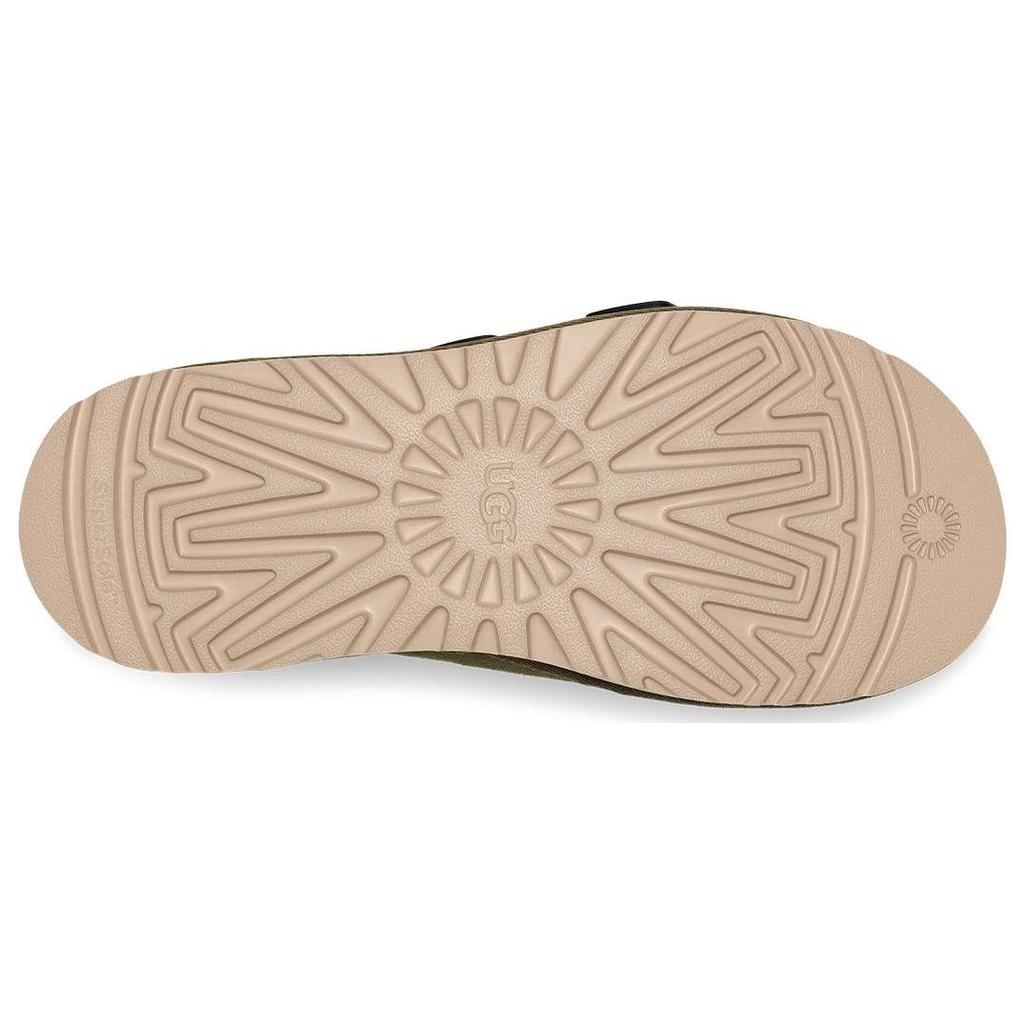 UGG Goldencoast Шлепанцы на ремешке Коровья замша Стильные сандалии Мужские Мохово-зеленый 1142730-MSG