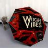 1pc Halloween atmosphere Automatic Folding Umbrella, 8-Rib Sturdy Canopy, Portable Travel Umbrella for Outdoor Use,143