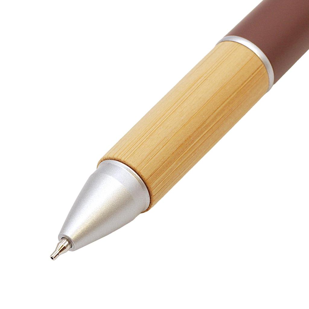 Limited Edition Jetstream Bamboo MSXE52 4&1 Multi-Function Pen, 0.5mm, (Cedarwood)