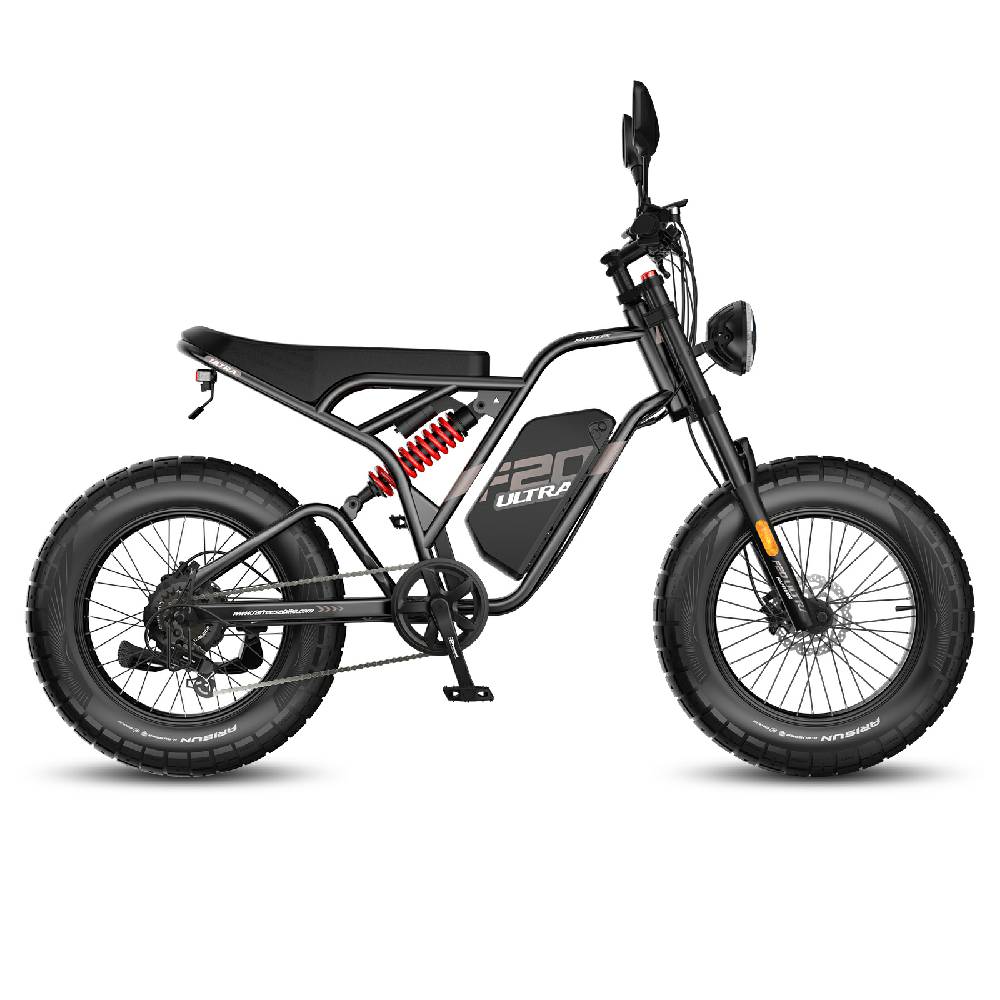 Electric Bicycle All Terrain Fafrees F20 Ultra 750W Motor 20" Tire Fully Suspended Adult Electric Bike 48V 25AH LCD Display 7 Speed