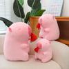Милая розовая арбузная капибара, плюшевая игрушка-кукла, имитация животного, капибара, пушистая мягкая кукла, подарок на день рождения ребенка