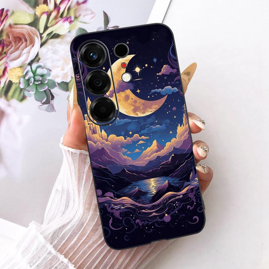 Модный крутой чехол для Tecno Camon 50 4G, мягкая черная силиконовая TPU задняя крышка для Tecno Camon50 4G CN5, чехлы для телефона