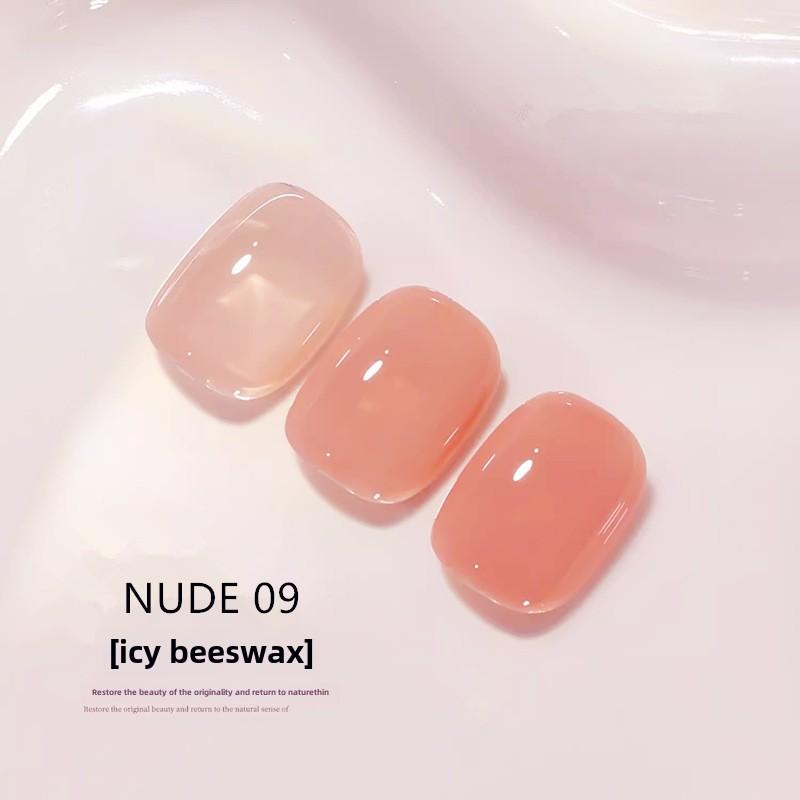 Набор лаков для ногтей Nail Art Nude, популярный цвет, белый прозрачный желеобразный клей для ногтей для маникюрного салона