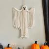 Hand-Woven Tapestries Ghost Wall Hanging Decoration Creepy Spooky Halloween Wall Art Multipurpose Decorative Tapestries for Halloween