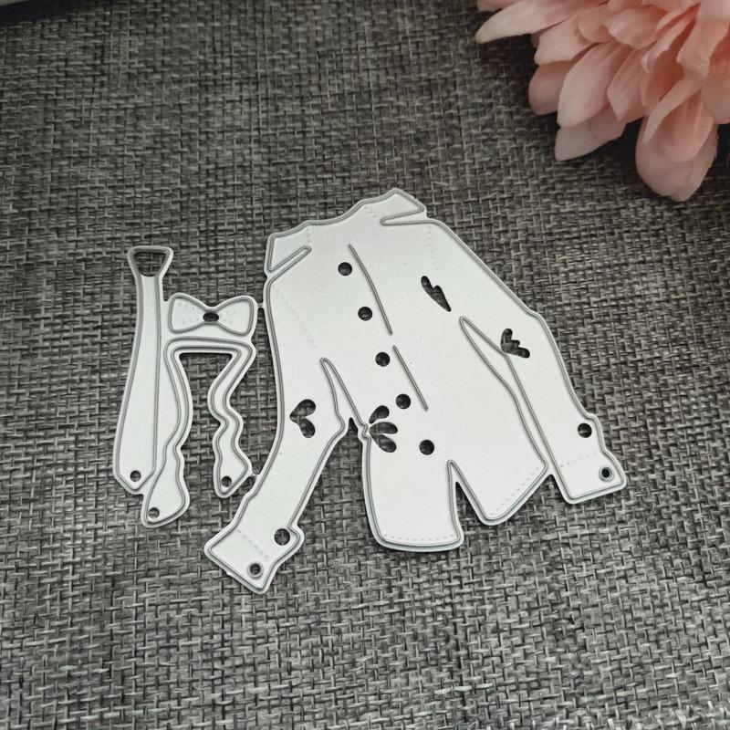 Металлические штампы для вырезания одежды, трафареты, высечка для DIY, скрапбукинга, альбома, бумажной открытки, тиснения