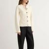 2026 Autumn/Winter Cross-Border Style Knit Cardigan: Single-Breasted, Round Neck, Waist-Cinching Sweater Top