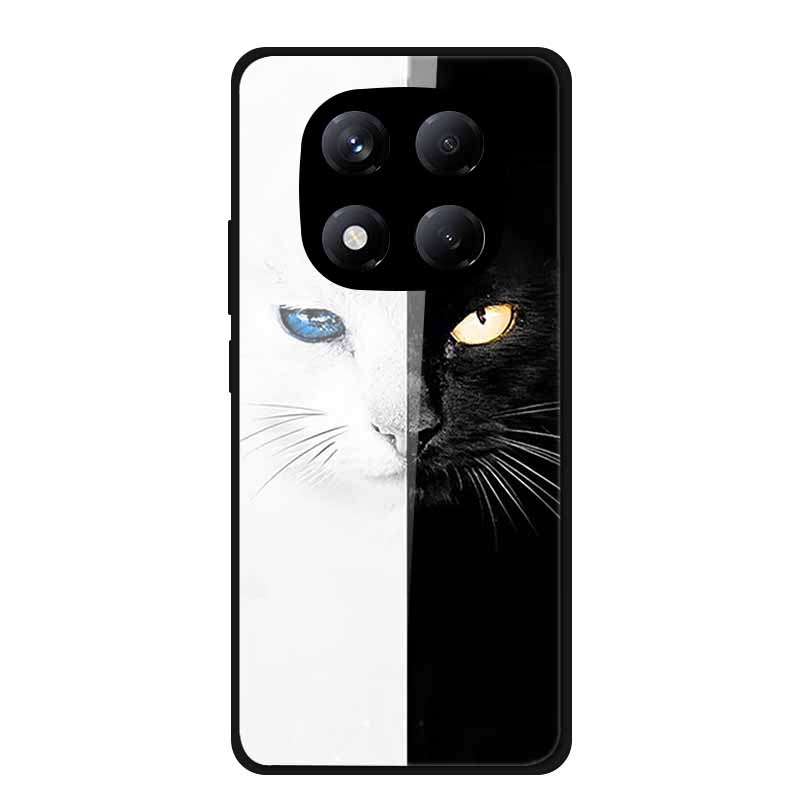 Закаленное Стекло Чехол для Телефона для Redmi Note 14 Pro 4G Чехол Лев Волк Жесткий Чехол для Xiomi Redmi Note14Pro 4G Note 14Pro Чехол Крутой