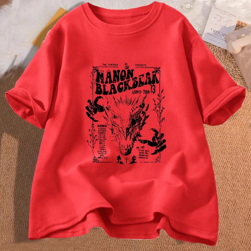 Унисекс Футболка Blackbeak Throne of Glass Женская Сары Дж. Маас Мерч Футболка Thirteen Хлопок Короткий рукав Женская одежда