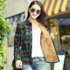 Winter Thick Women Warm Plaid Shirt Coat Ladies Casual Jacket Tops Brand Women's Outerwear