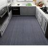 Kitchen Stripe Carpets Rug Stain-resistant, Water-resistant, Non-slip, Rubber Backing Bathroom Mat Carpet House Carpet Modern Home Decor